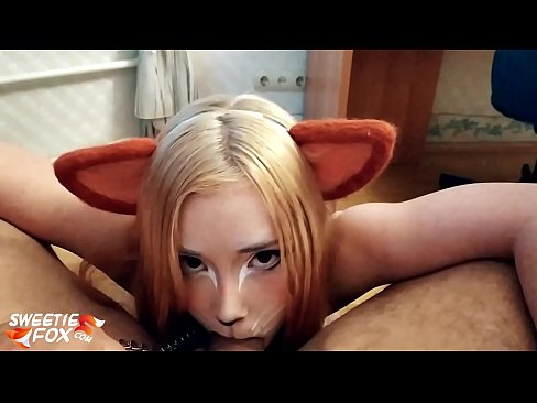 ❤️ Kitsune nqos dick thiab cum hauv nws lub qhov ncauj ❤️  Porn video  ntawm peb  ﹏